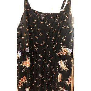 Peaches + Flower Print Tank